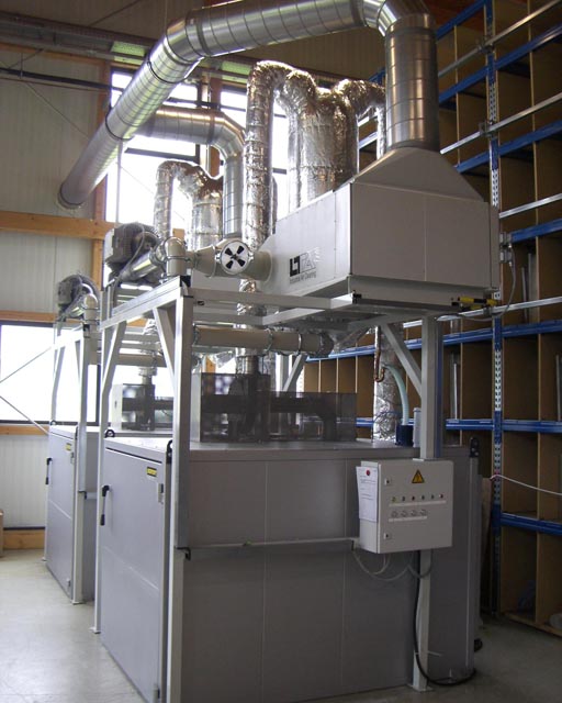 LTA Luftfilter AC 3022 montiert auf Temperofen